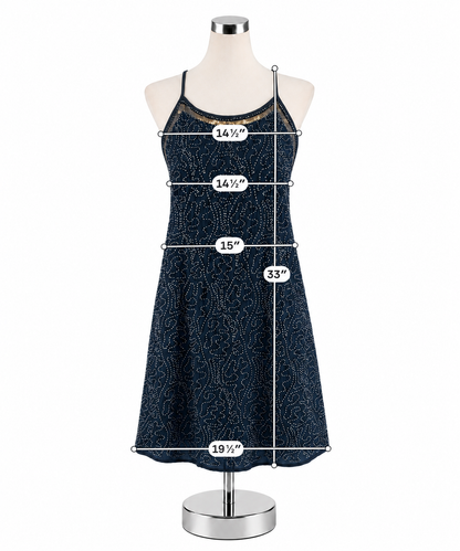 alfa™ Beaded Sequin Halter Neck Mini Dress XS Black Bronze - ONLINE ONLY