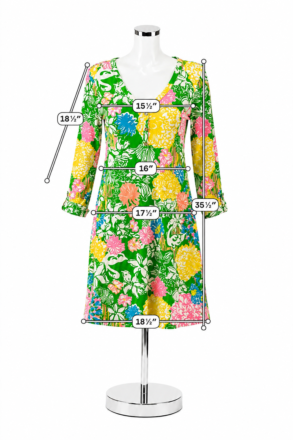 Lilly Pulitzer Sophie Dress First Impression Floral Size Small