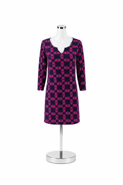 Lilly Pulitzer Sophie Dress Kiss and Tell Frog Print Navy Size Small