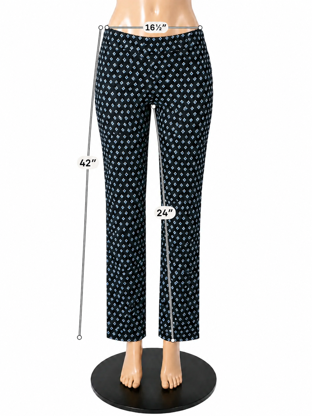 Croft &amp; Barrow The Effortless Stretch Floral Crop Pants NWT Size 12