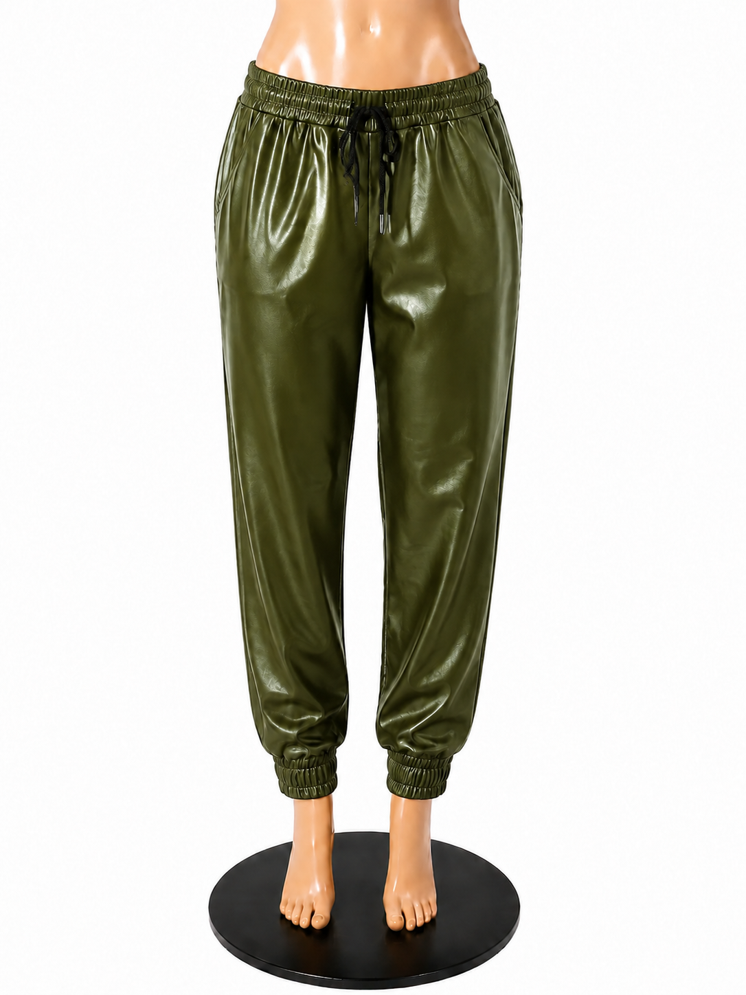 Joseph Ribkoff Olive Green Pull-On Pants | Size 12 | New With Tags