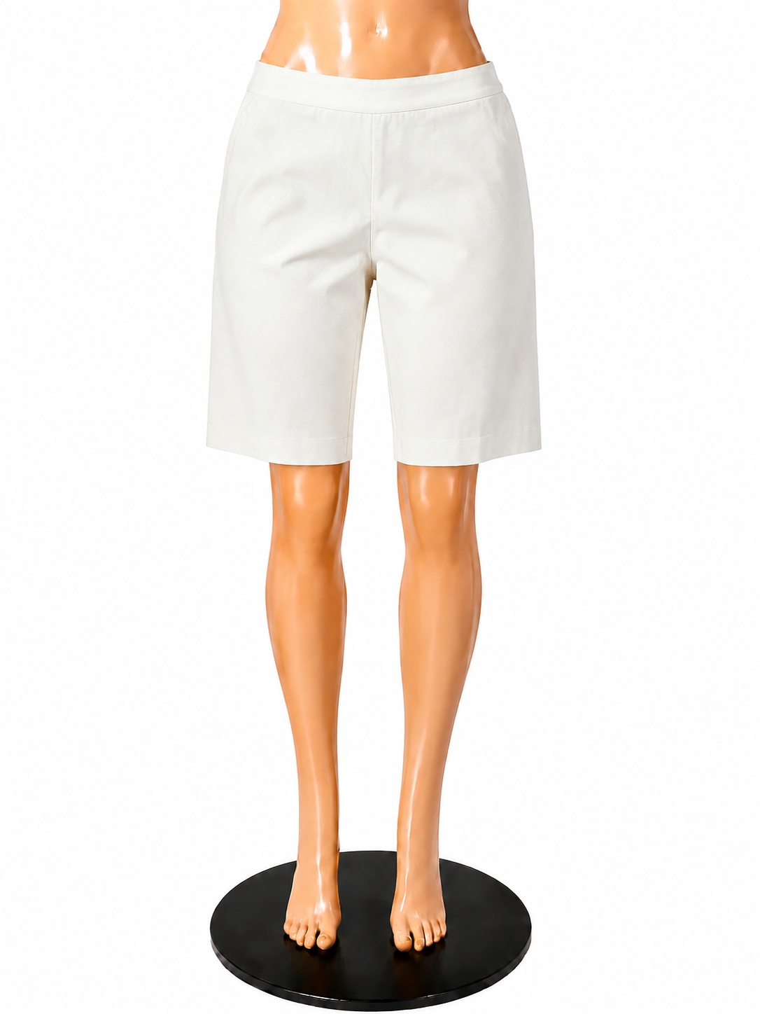 Charter Club White Tummy Control Bermuda Shorts Size Large NWT
