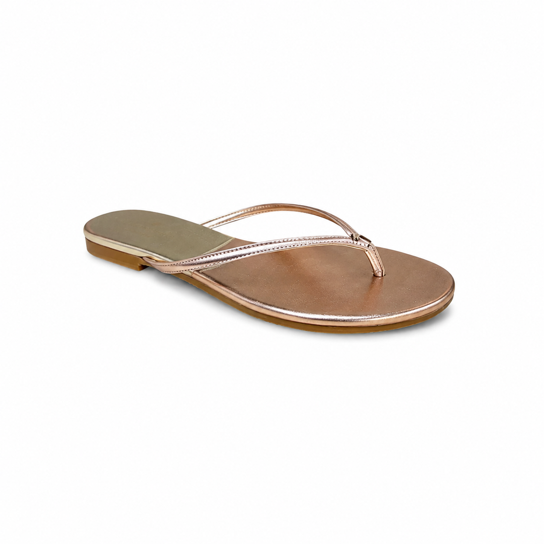 Kate Spade New York Fiji Rose Gold Metallic Thong Sandals | Size 8 - ONLINE ONLY