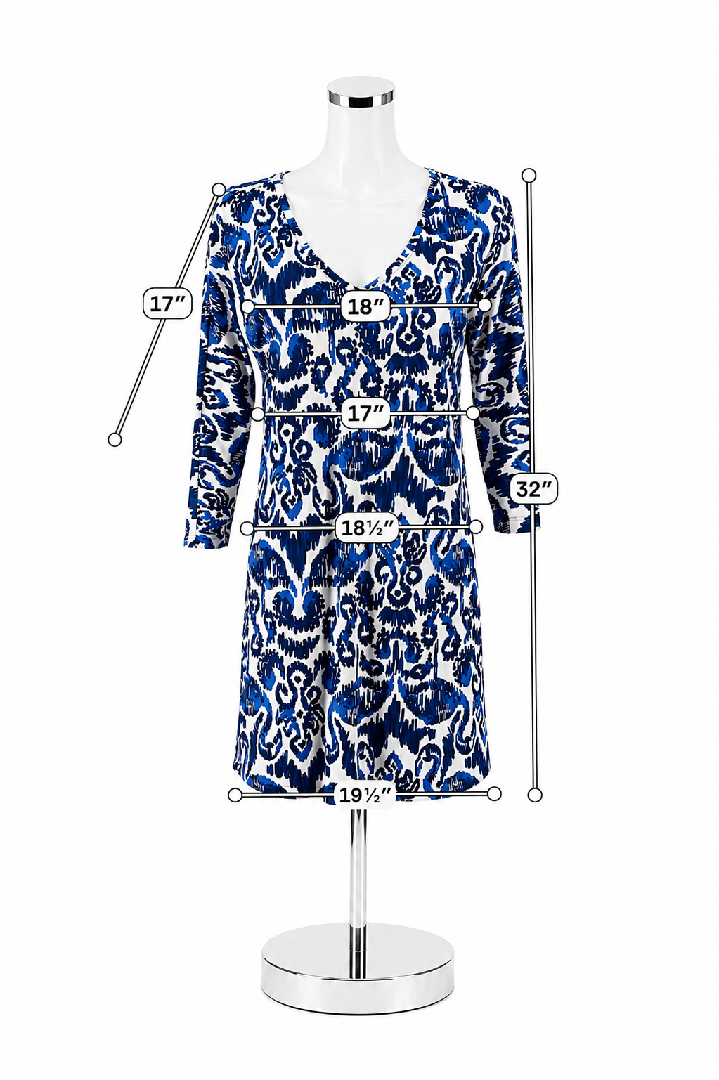 Lilly Pulitzer Kristen Swing Dress XS Gypsy Jungle Blue Pima Cotton Tunic