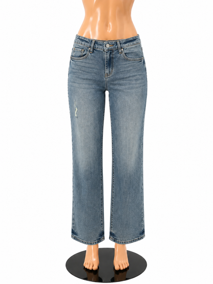 KUT from the Kloth Distressed Wide Leg Jeans Size 10 - ONLINE ONLY