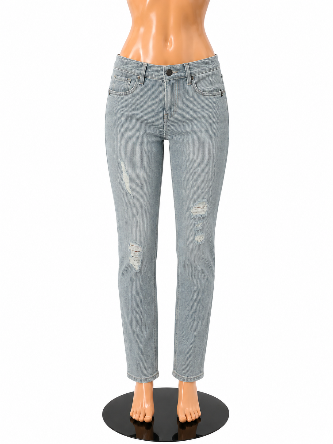 Parker Smith Ava Skinny Jeans White &amp;amp; Blue Stripe NWT | Size 2- ONLINE ONLY