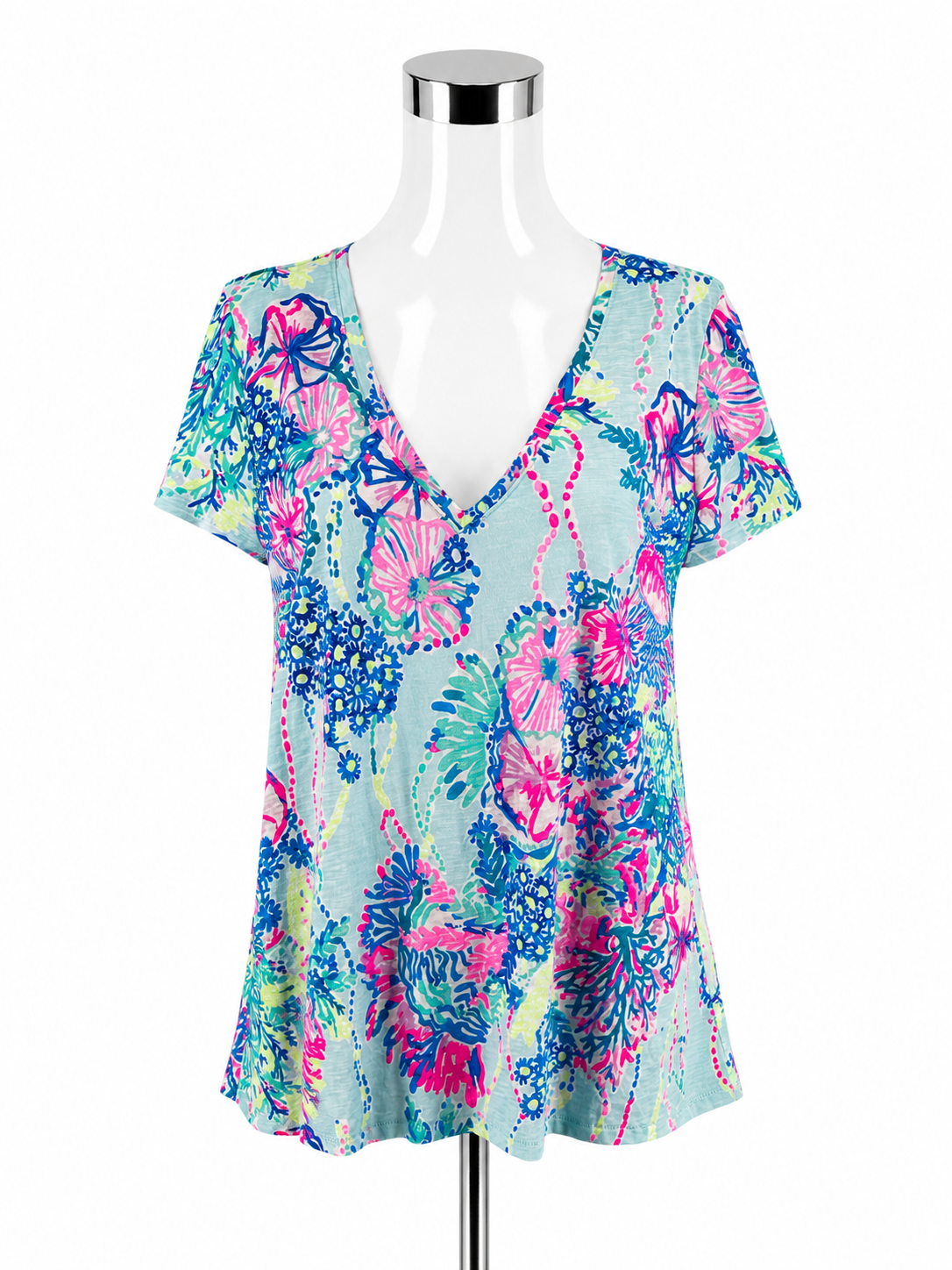 Lilly Pulitzer Etta V-Neck Tee &