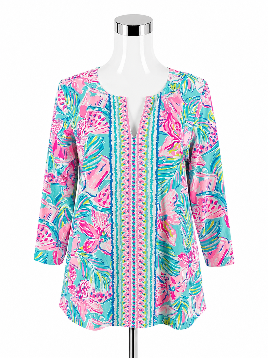 Lilly Pulitzer Jane Tunic Top in Bumpin&