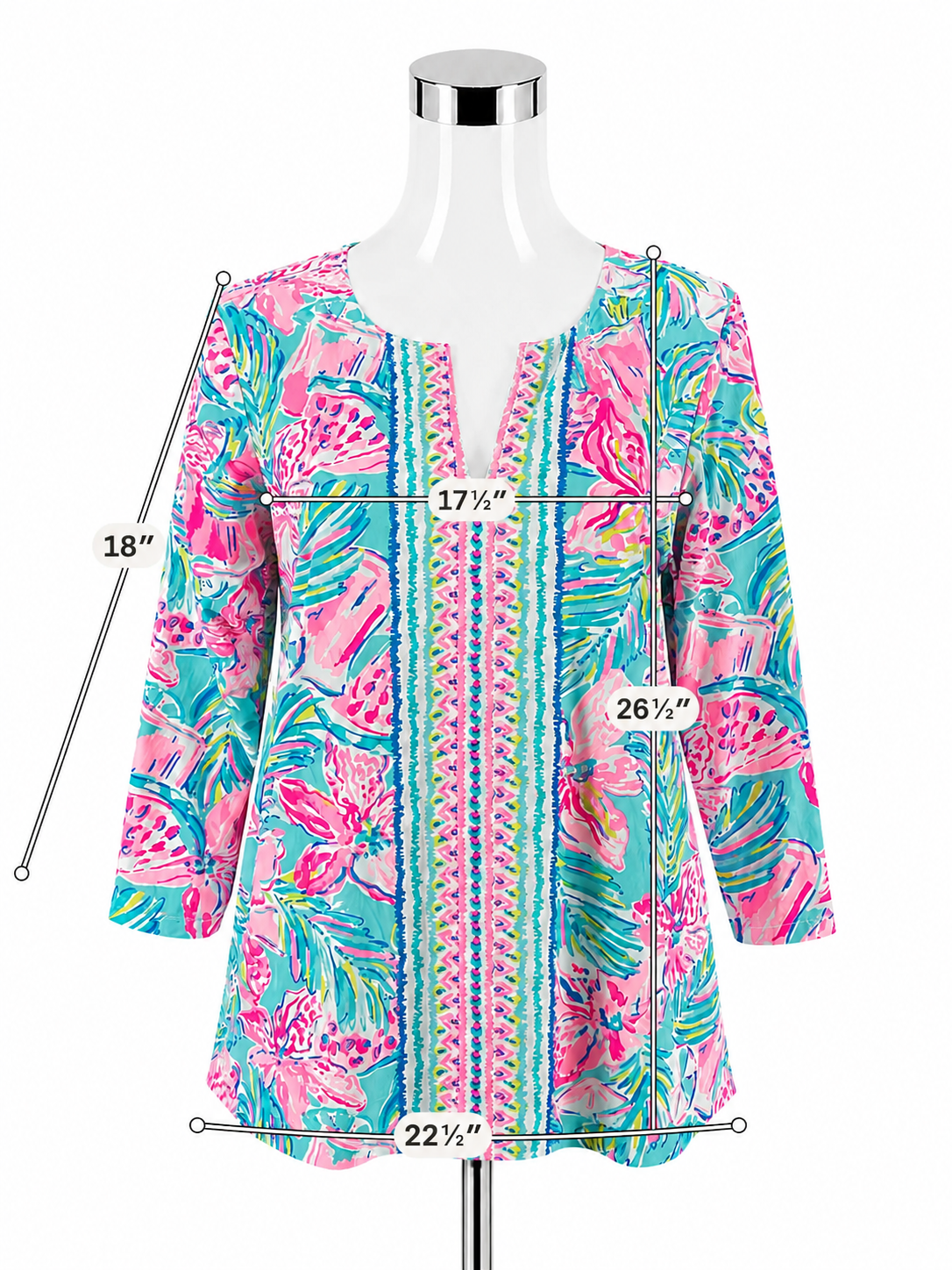 Lilly Pulitzer Jane Tunic Top in Bumpin&