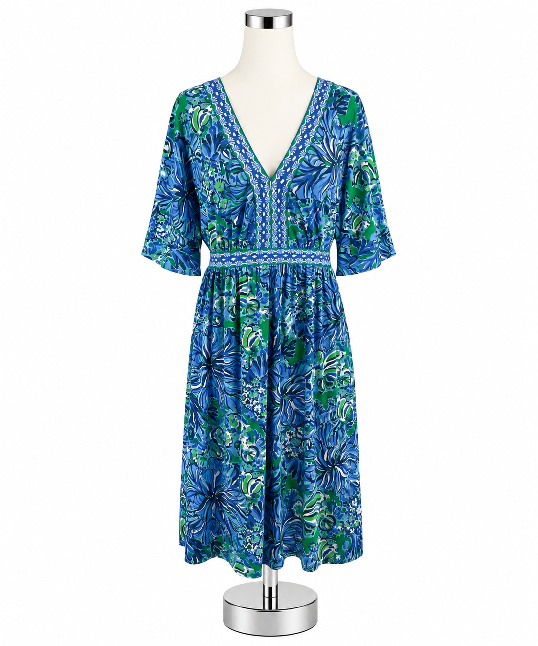 Lilly Pulitzer Ross Dress Multi Sink Or Swim Floral NWT Size 12 - ONLINE ONLY