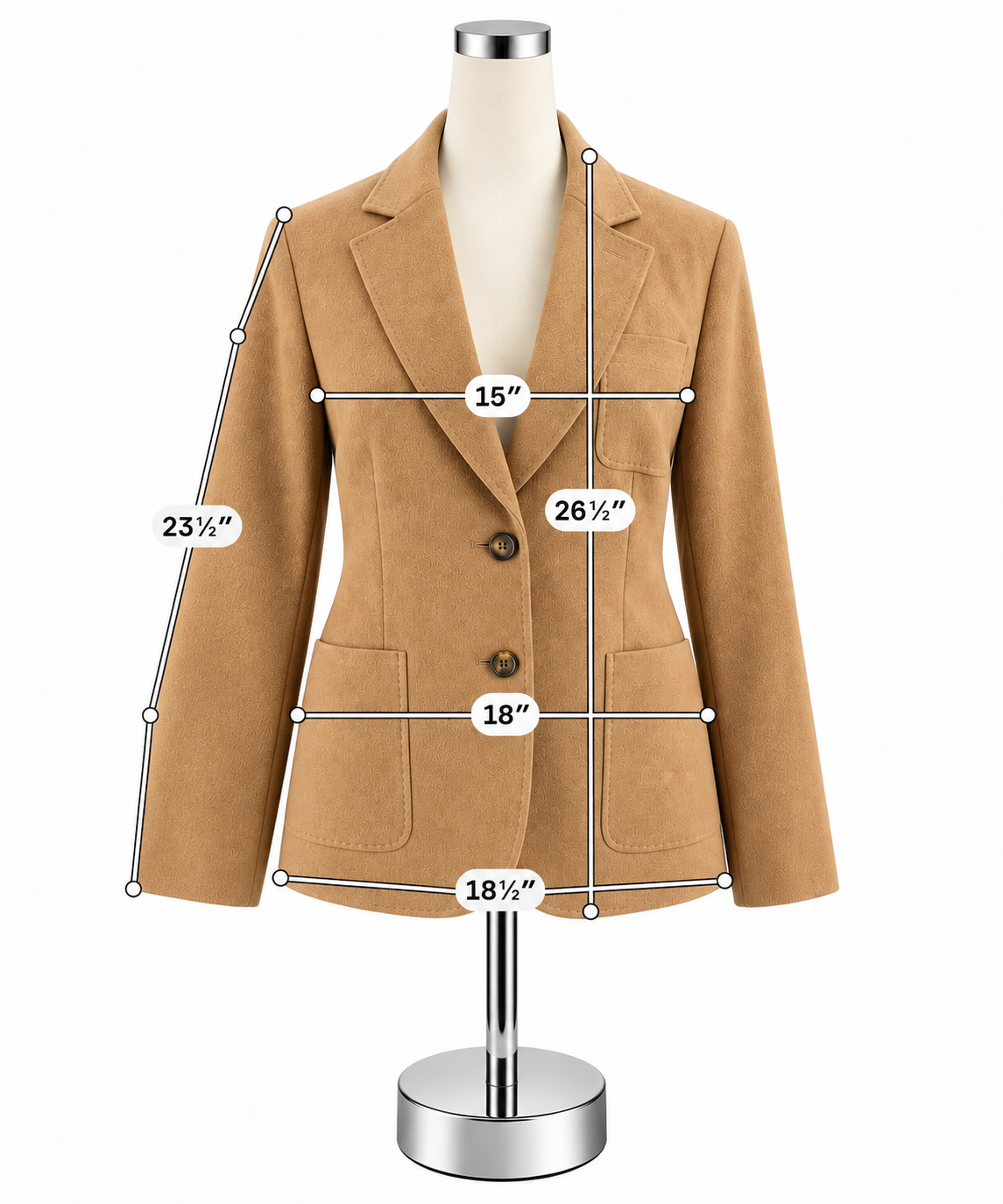 Brooks Brothers Italian Camel Hair Blazer Tan Womens Size 8