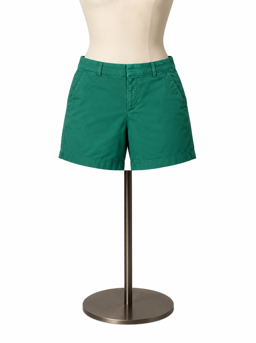 J. Crew Stretch Chino Shorts Size 14 Emerald Green - ONLINE ONLY