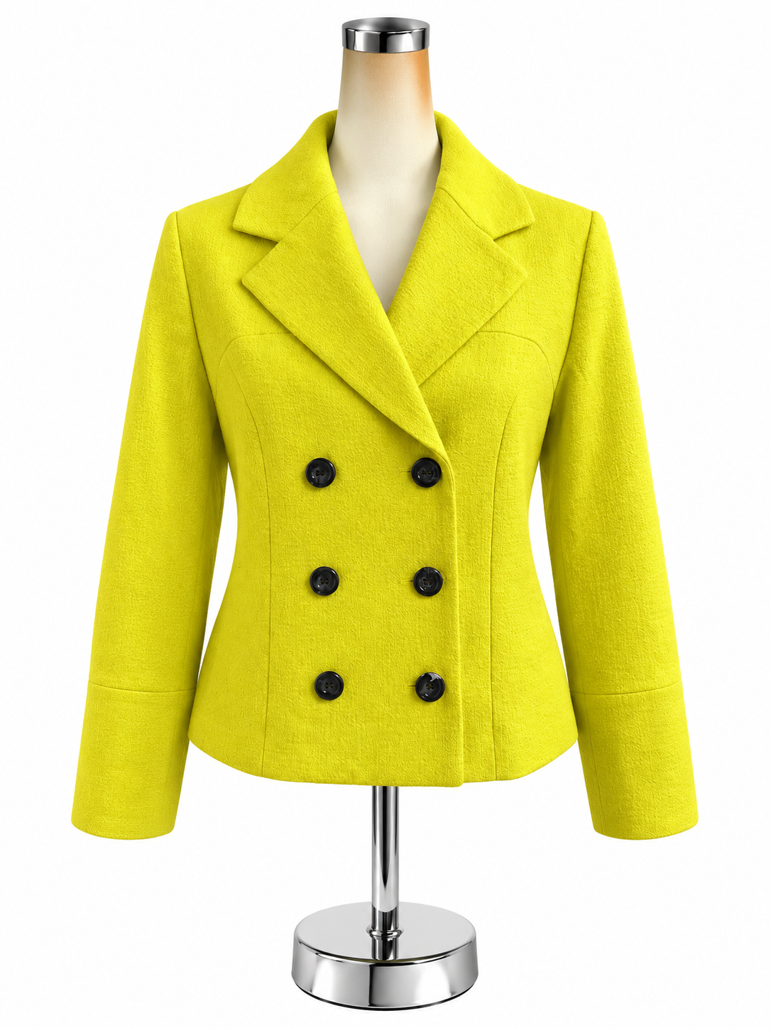 Maeve by Anthropologie Lilt Cropped Double-Breasted Blazer Jacket Green Small