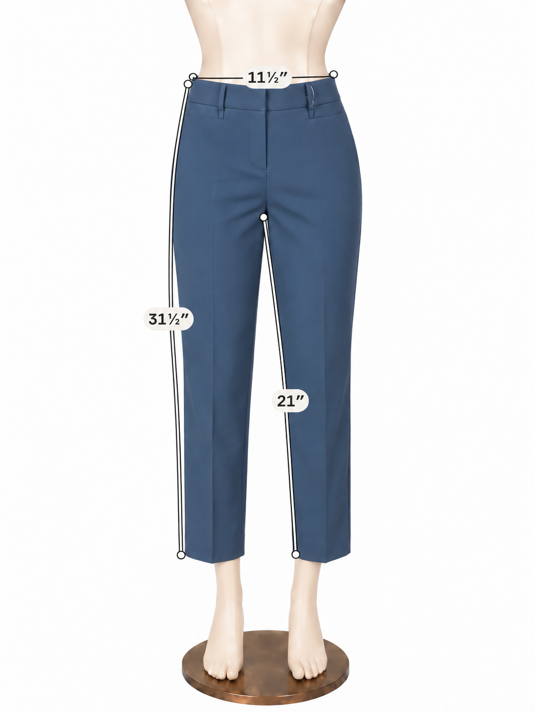 LOFT Skinny Cropped Pants Gray Stretch Mid-Rise NWT Size 10- ONLINE ONLY