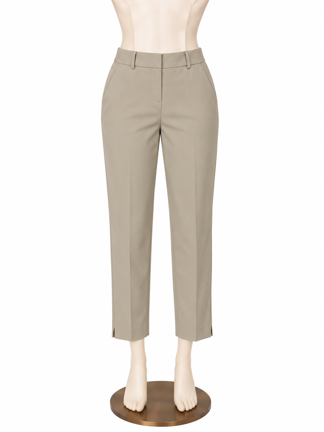 Talbots Hampshire Ankle Pant Size 12 Tan Stretch Career Trousers NWT - ONLINE ONLY