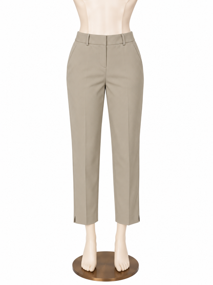 Talbots Hampshire Ankle Pant Size 12 Tan Stretch Career Trousers NWT - ONLINE ONLY