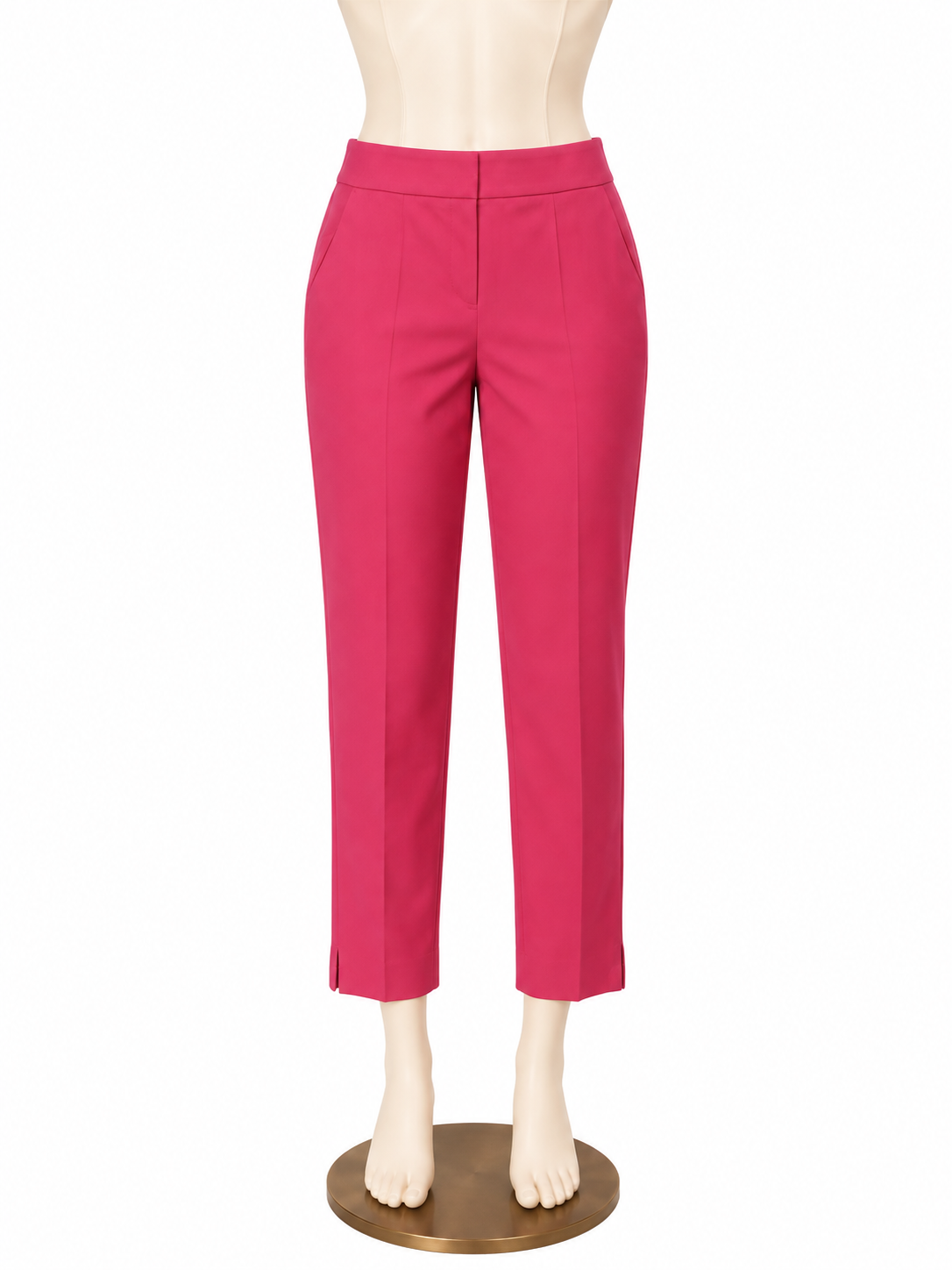 LOFT Marisa Skinny Ankle Pants Size 14 Fuchsia Pink Stretch - ONLINE ONLY