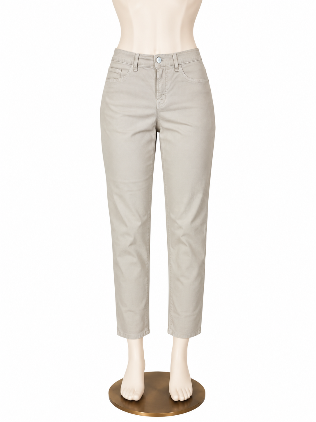 J Brand Mid-Rise Crop Skinny Jeans Stretch Twill Tan Size 29 - ONLINE ONLY