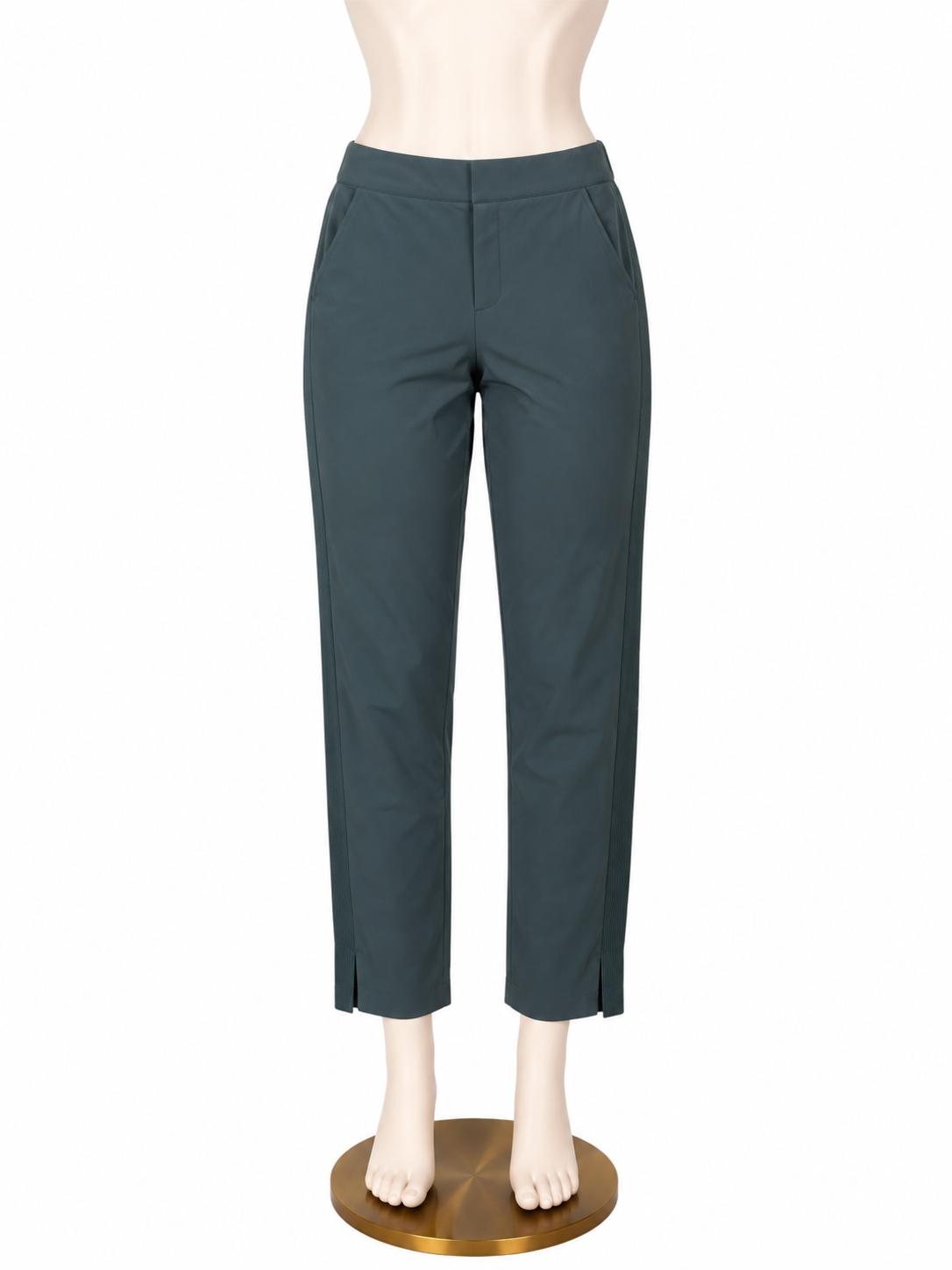 Athleta Brooklyn Ankle Pant Olive Green Tapered Travel Size 4 - ONLINE ONLY