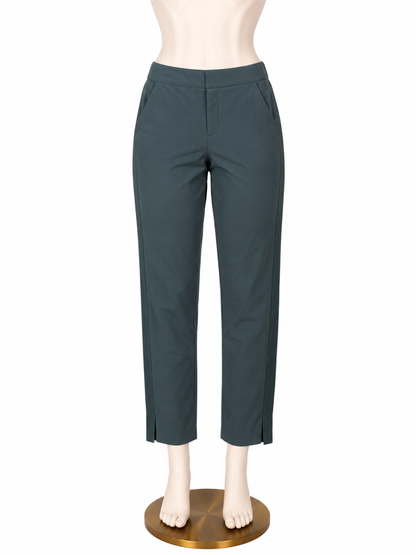 Athleta Brooklyn Ankle Pant Olive Green Tapered Travel Size 4 - ONLINE ONLY