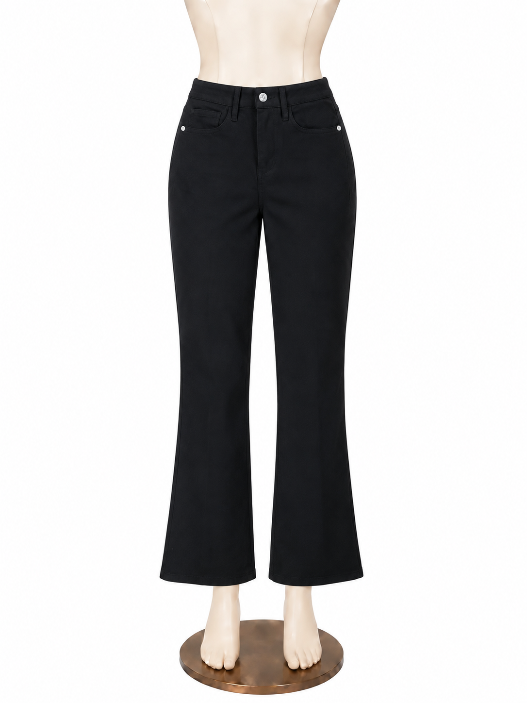 Frame Le Crop Mini Boot Jeans Mid Rise Black Film Noir Size 4 NWT - ONLINE ONLY