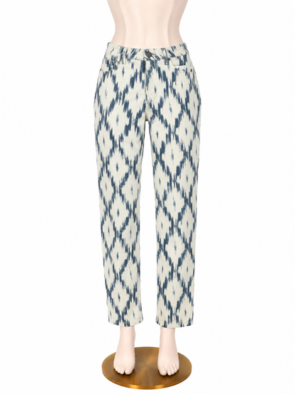 PAIGE Verdugo Ultra Skinny Ankle Jeans Alexandria Ikat Print Size 28 / 6 - ONLINE ONLY
