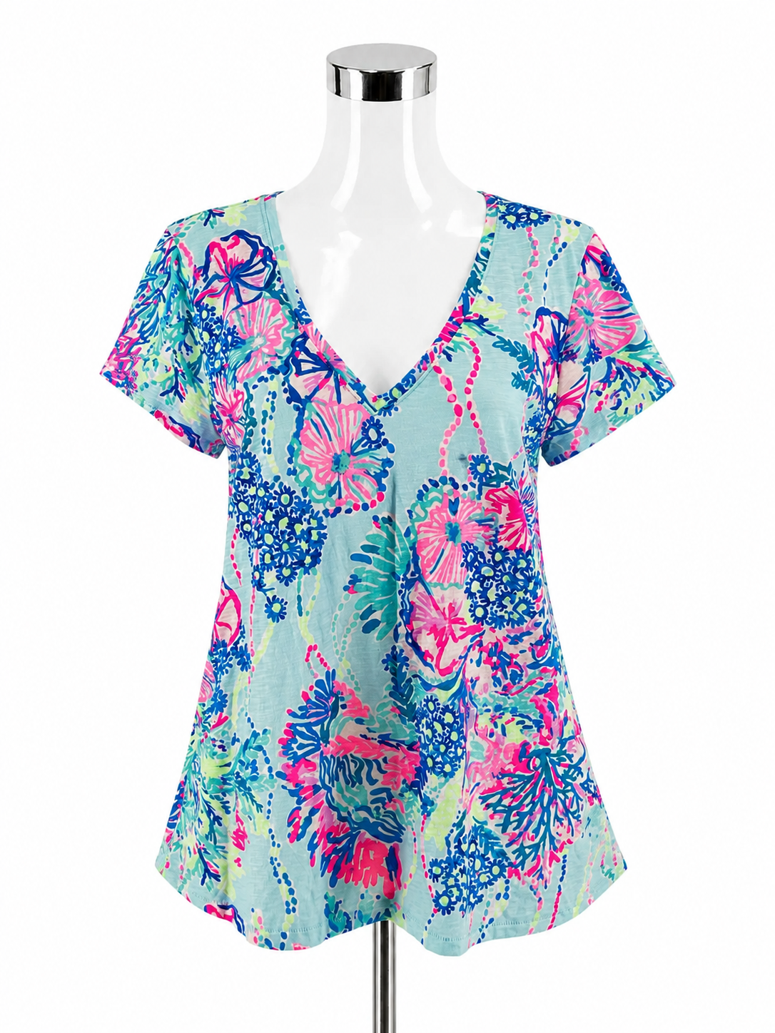 Lilly Pulitzer Etta V-Neck Tee &