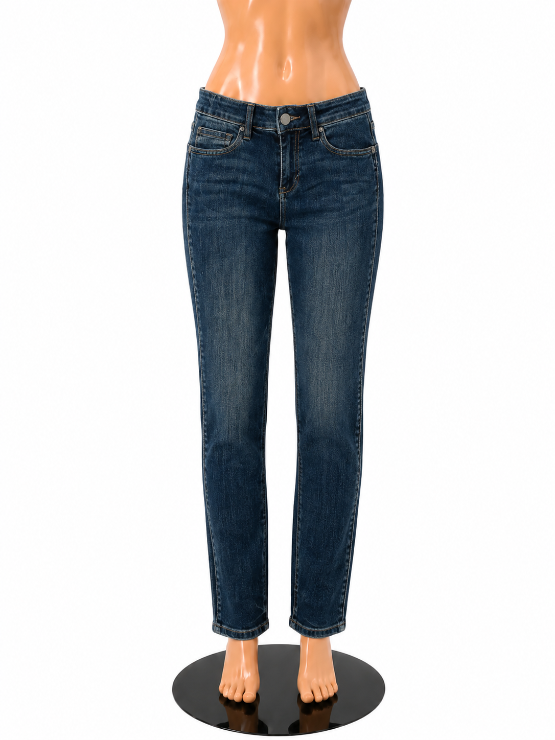 INC International Concepts Modular Rise Skinny Jeans Womens Size 6 Blue Denim - ONLINE ONLY