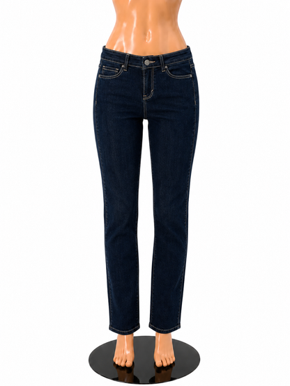 Calvin Klein Jeans Mid-Rise Skinny Dark Wash Denim Size 4 - ONLINE ONLY