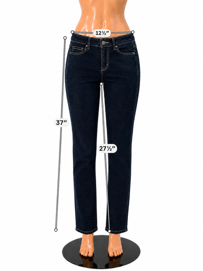 Calvin Klein Jeans Mid-Rise Skinny Dark Wash Denim Size 4 - ONLINE ONLY