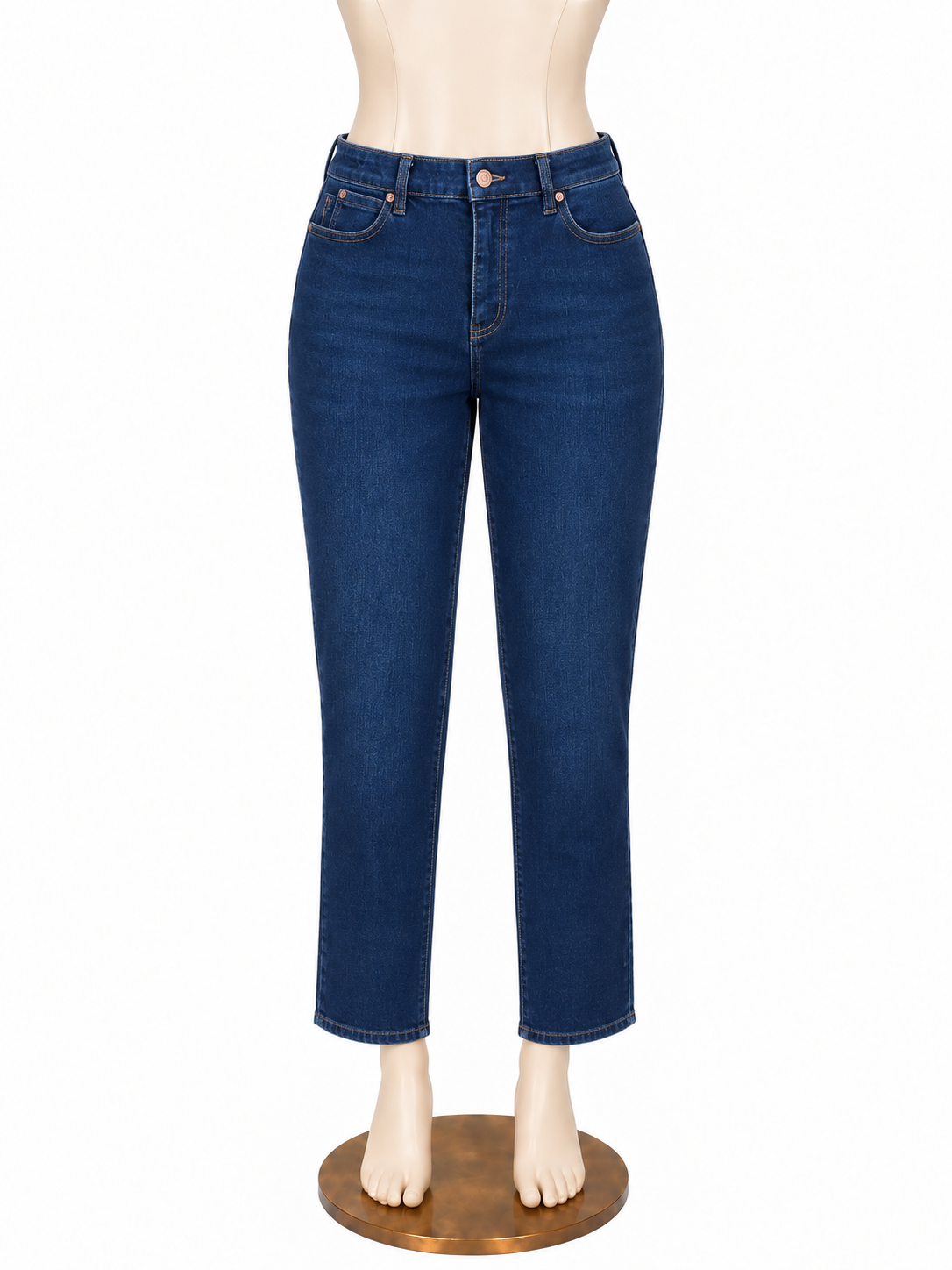 Talbots The Slim Ankle Jeans Womens Size 14 Dark Wash Stretch Denim- ONLINE ONLY