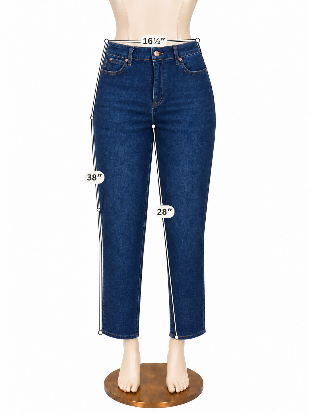 Talbots The Slim Ankle Jeans Womens Size 14 Dark Wash Stretch Denim- ONLINE ONLY