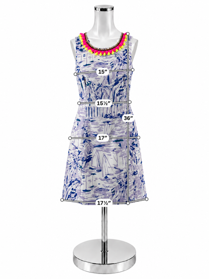 Lilly Pulitzer Kristen Dress One Too Many Print Size 4 - ONLINE ONLY