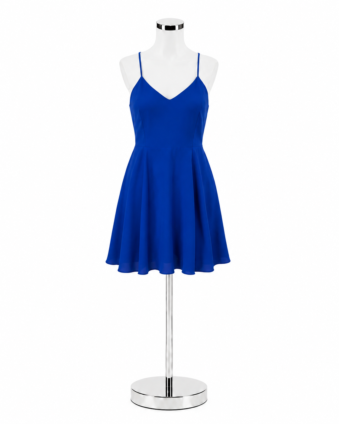 Express Cobalt Blue Double Strap Racerback Mini Dress | Size 6 - ONLINE ONLY