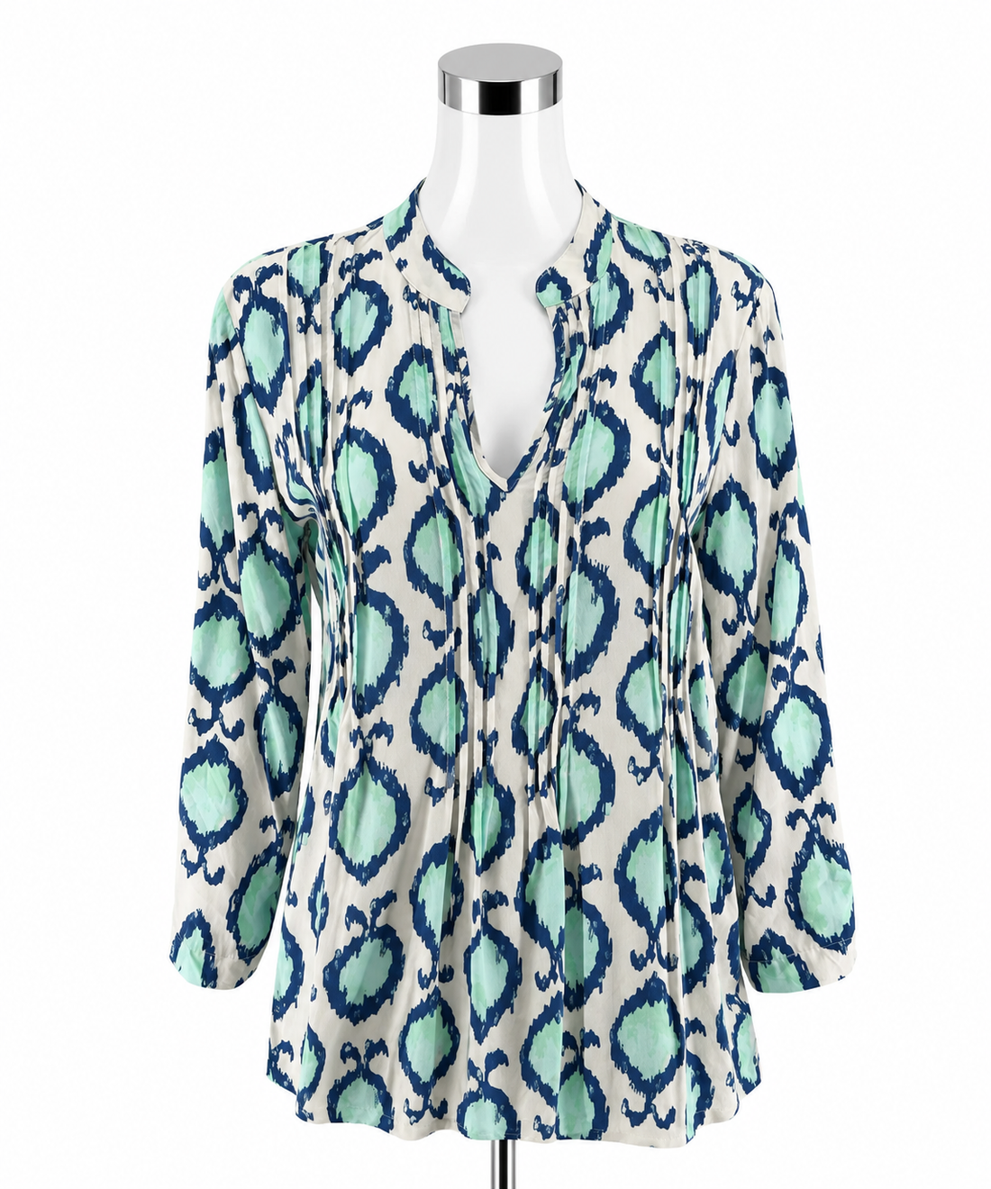 Lilly Pulitzer Elsa Top In The Vias Print Tunic Blouse Size Small