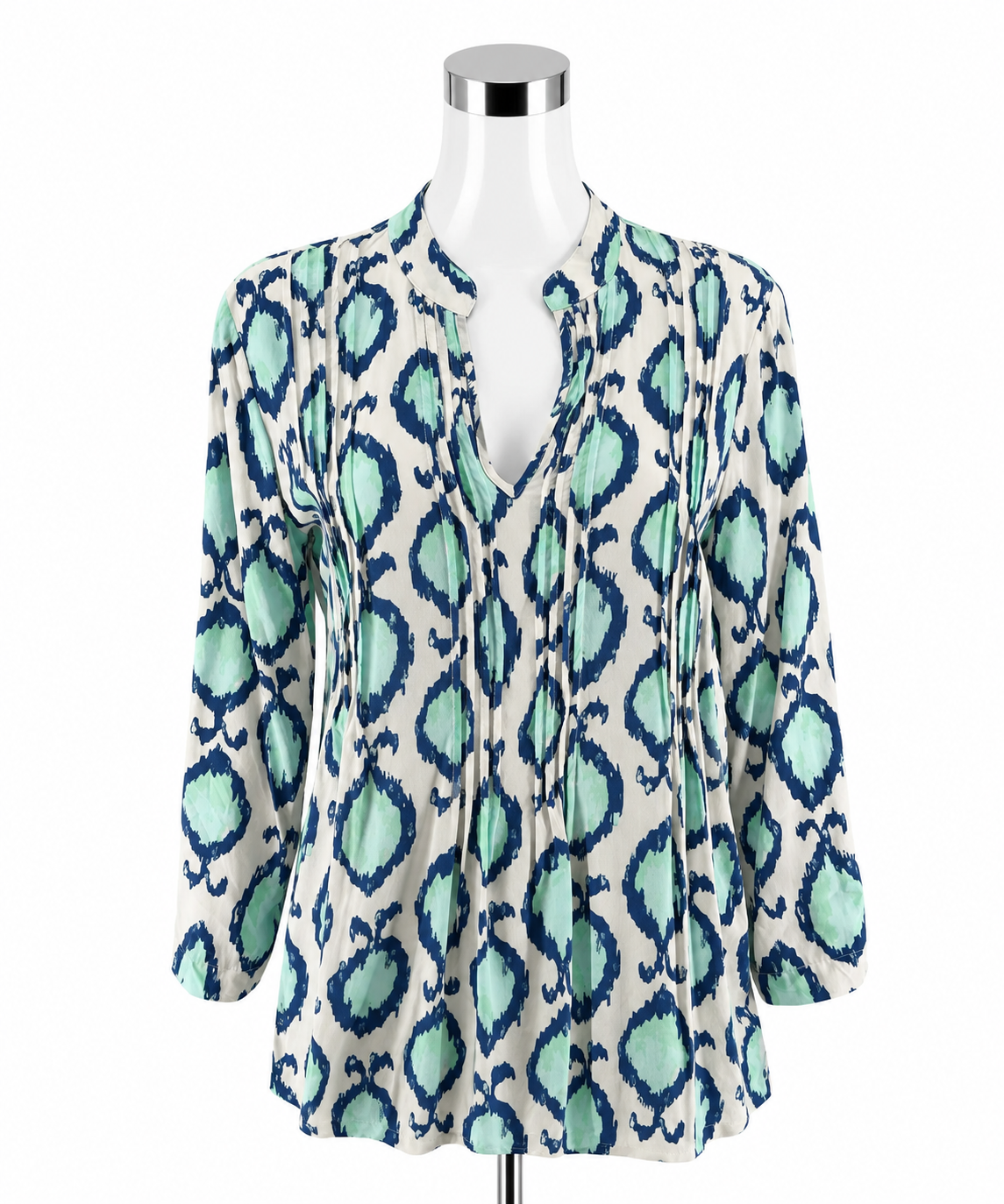 Lilly Pulitzer Elsa Top In The Vias Print Tunic Blouse Size Small