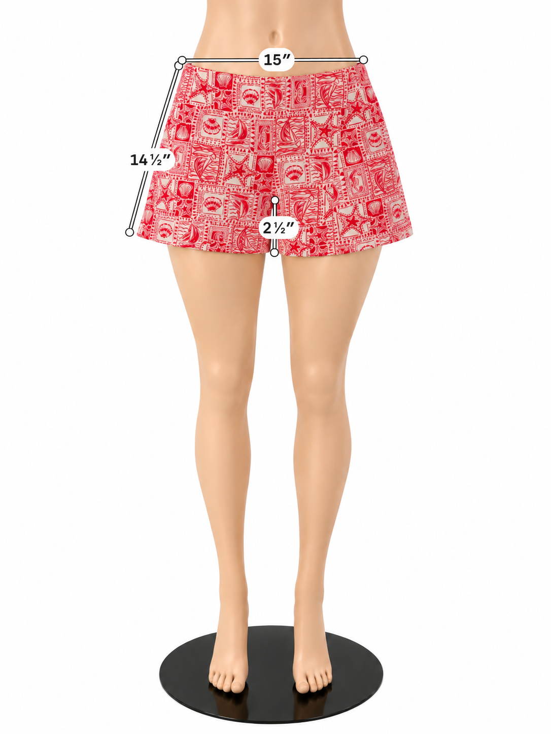 Lilly Pulitzer Callahan Shorts Skort Beach Blocks Print Size 10 NWT