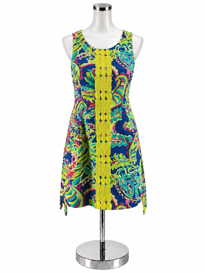 Lilly Pulitzer Gabby Shift Dress Samba Floral Print Cotton Size 0