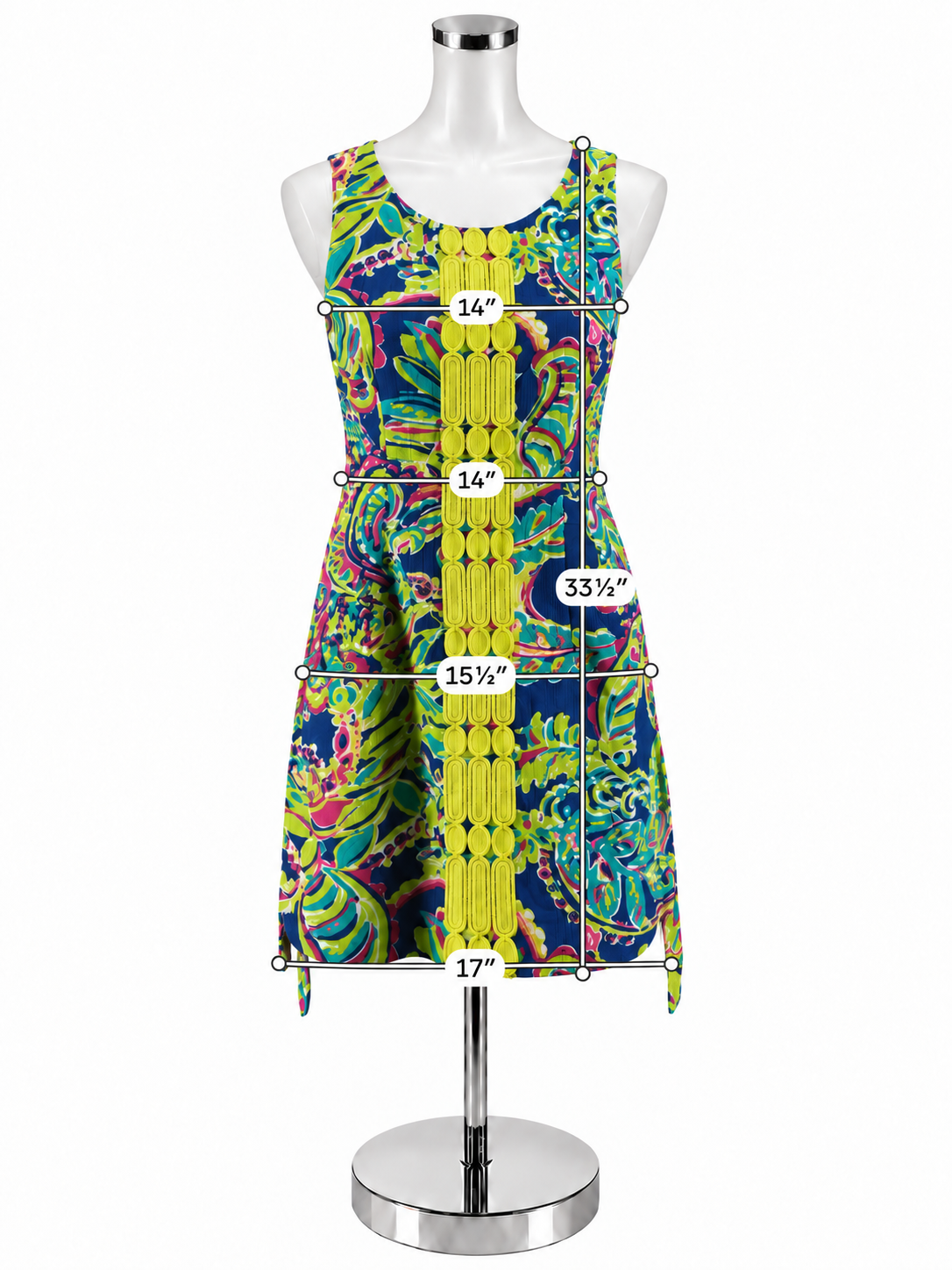 Lilly Pulitzer Gabby Shift Dress Samba Floral Print Cotton Size 0