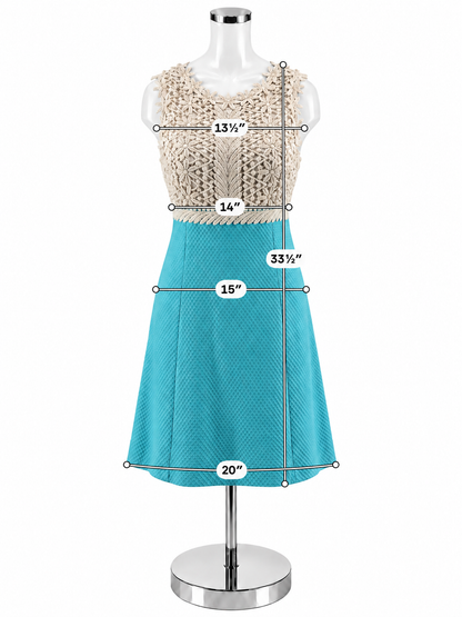 Lilly Pulitzer Adele Lace Bodice Dress Size 2 Resort White Aqua