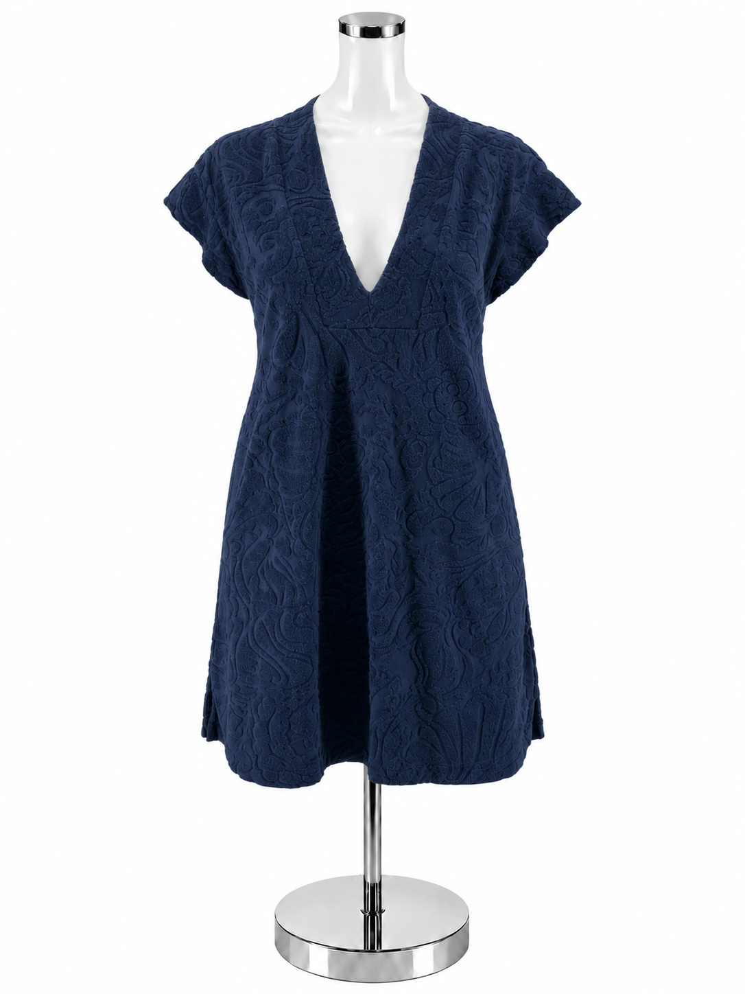 Lilly Pulitzer Colette Tunic Navy Jacquard V-Neck Cover-Up Top Size S - Effortless Coastal Chic: The Lilly Pulitzer Colette Tunic