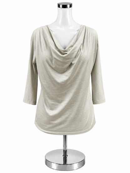 Max Mara Size S Tan Solid Pre-Owned Ladies Casual Top - ONLINE ONLY