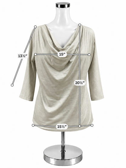 Max Mara Size S Tan Solid Pre-Owned Ladies Casual Top - ONLINE ONLY
