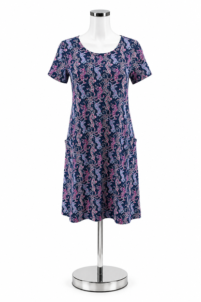 Lilly Pulitzer Kaelan T-Shirt Dress Seeing Spots Print Size Small