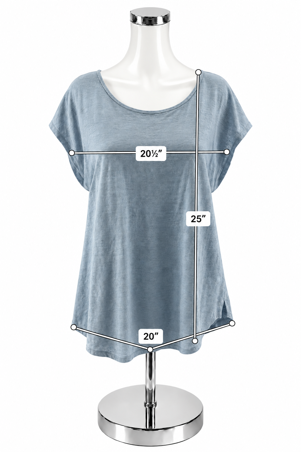Sigrid Olsen Baby Blue 100% Linen Cap Sleeve Top Size XL - ONLINE ONLY