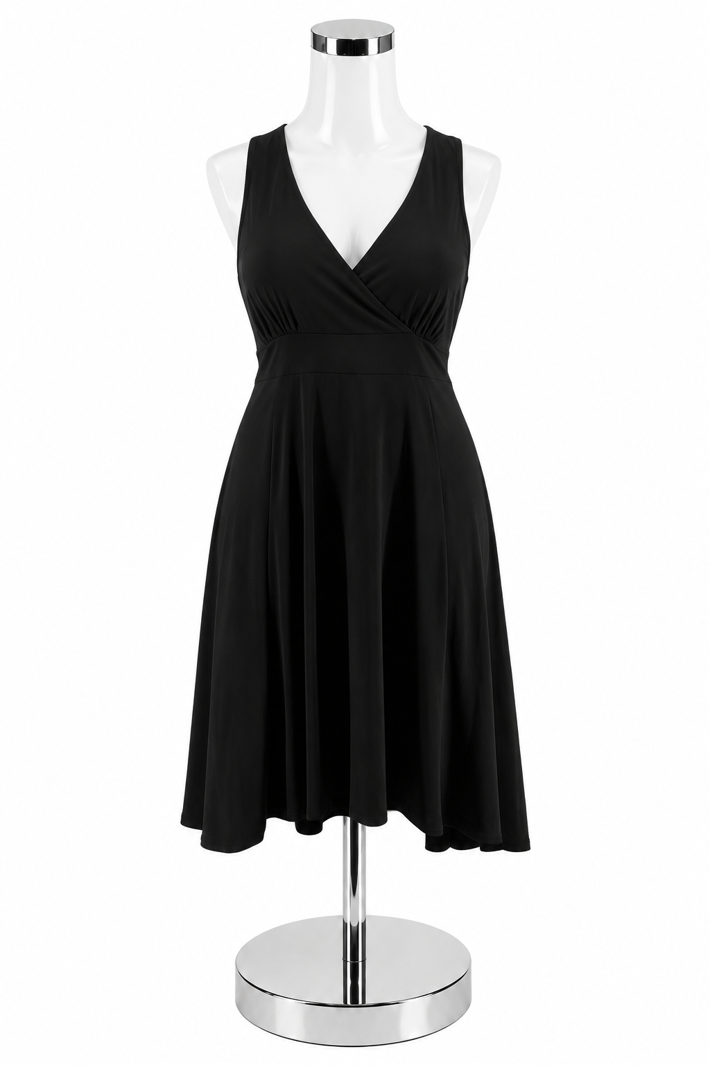Torrid Black Jersey Knit Faux Wrap Hi-Lo Midi Dress Size 2X