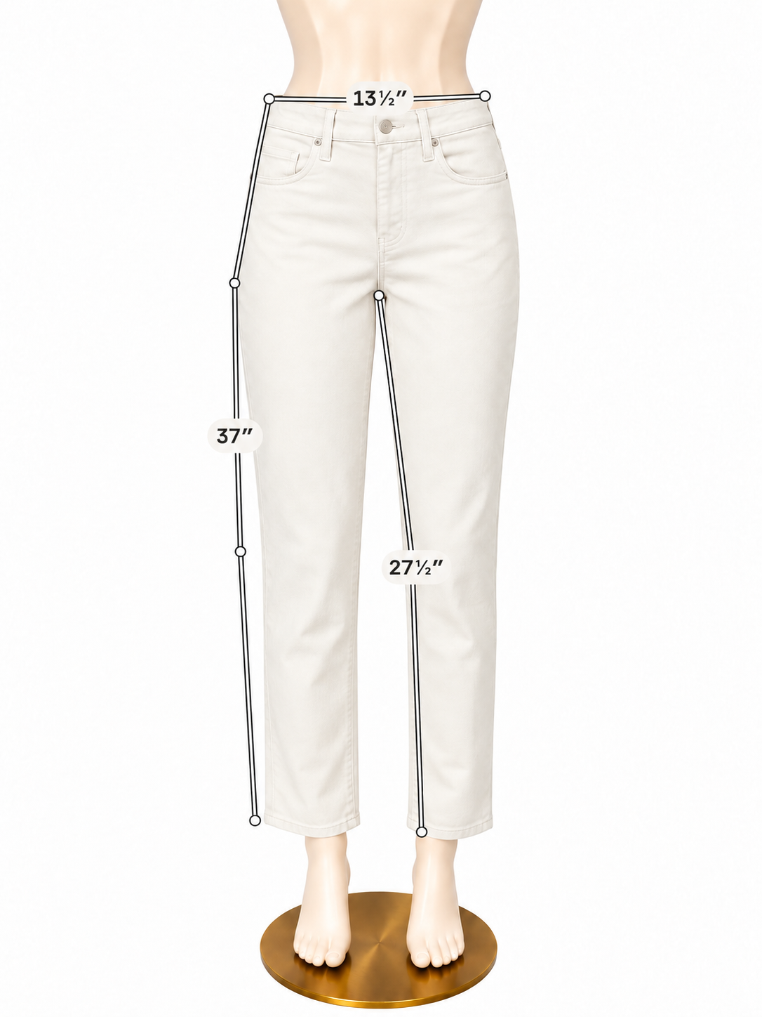 Armani Exchange NWT White Skinny Pants - Size 8 (29R)  - ONLINE ONLY