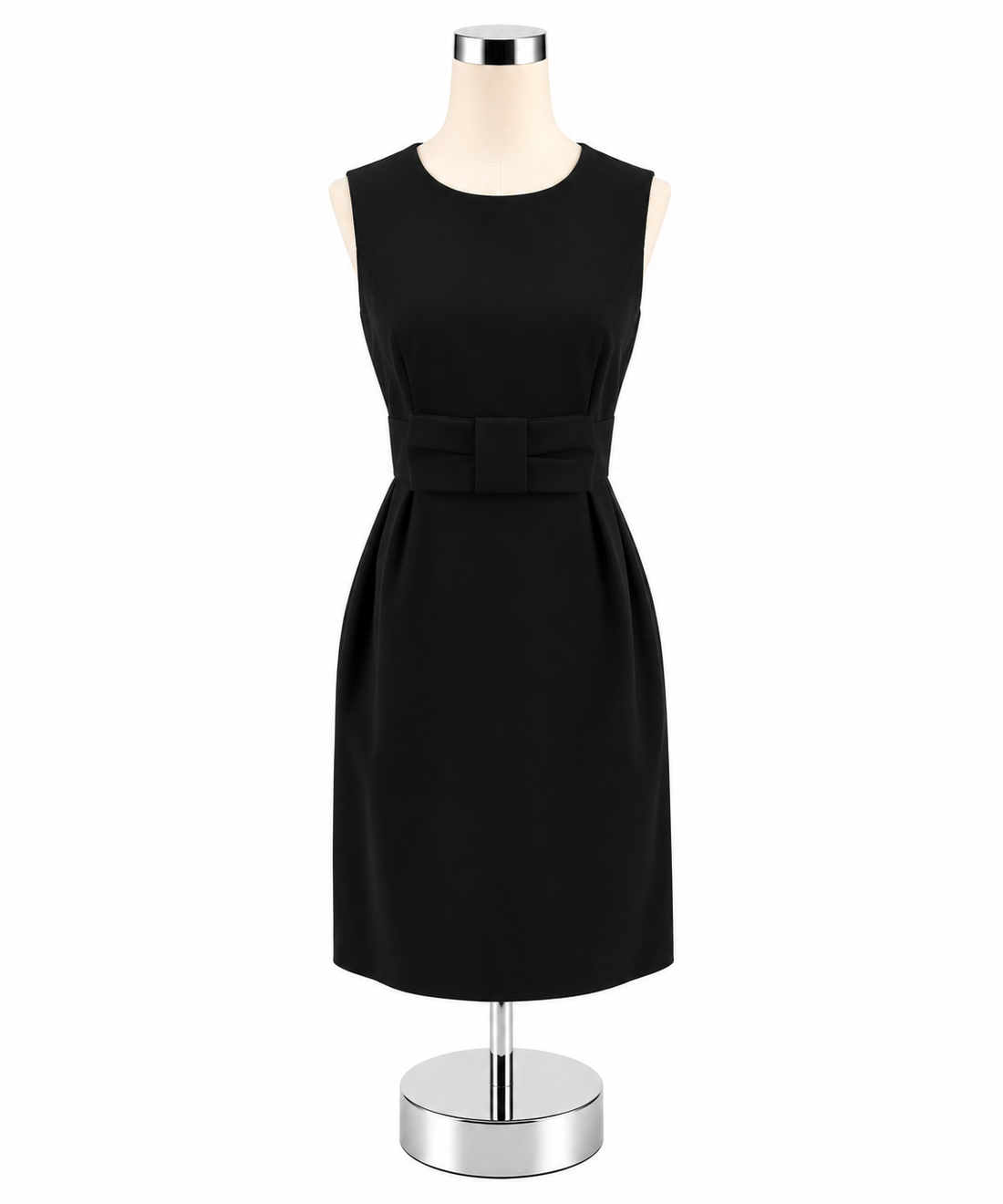 Kate Spade New York Black Bow-Waist Sheath Dress Size 8 - ONLINE ONLY
