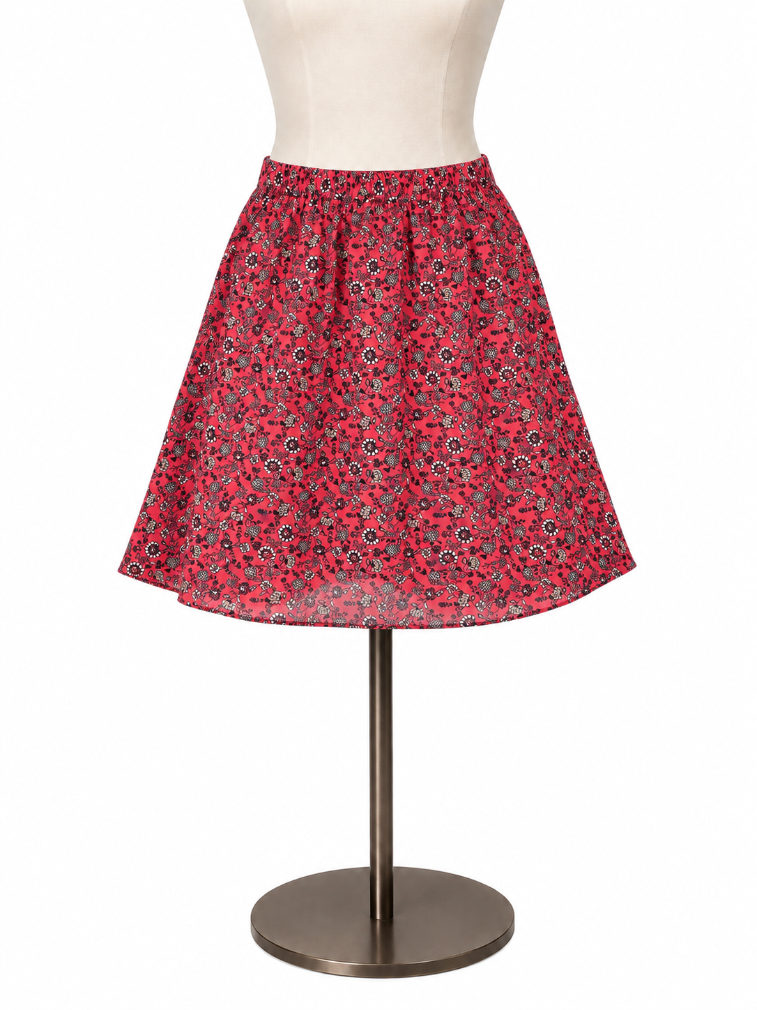LOFT Outlet Floral Flounce Mini Skirt Pink Navy Size Small NWT - ONLINE ONLY
