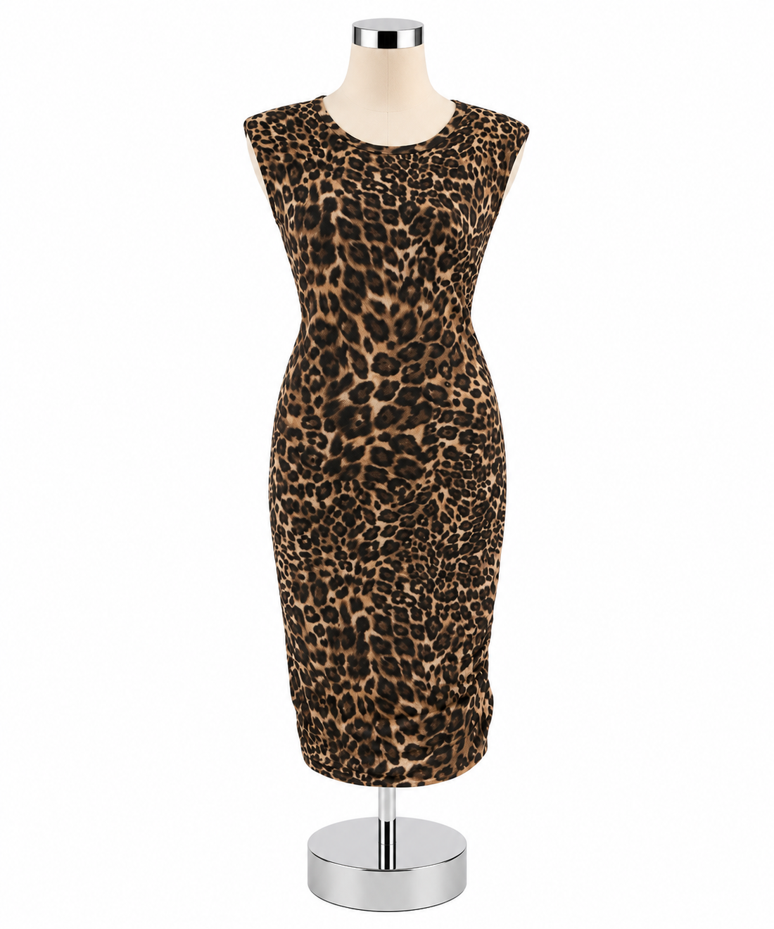 White House Black Market Leopard Print Sheath Dress Size Medium NWT - ONLINE ONLY